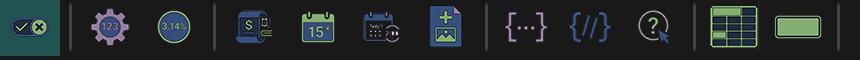 Design Mode toolbar — XML layout